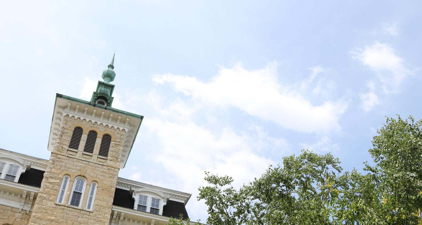 north central college old main tower